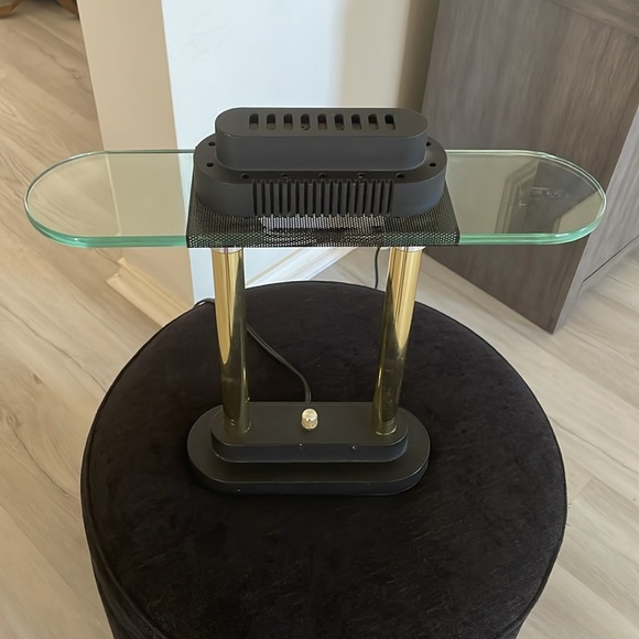 Vintage Postmodern Halogen Desk Banker Portable Accent Lamp X 1980’s. - Picture 2 of 6